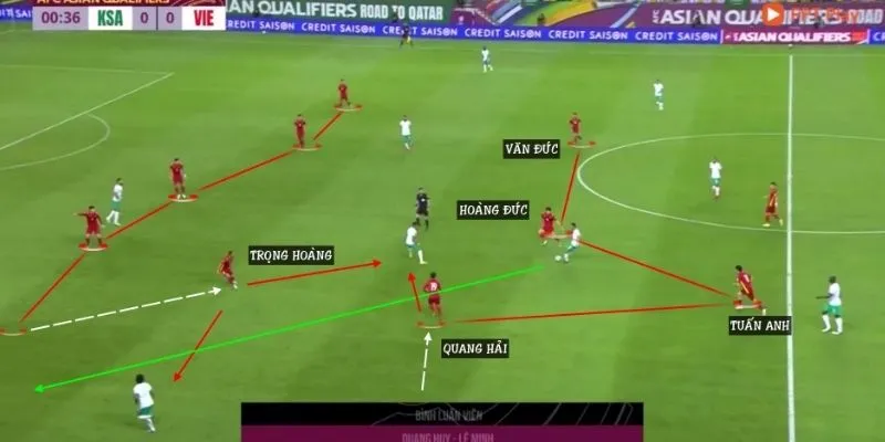 Thể lực của cầu thủ được chú trọng