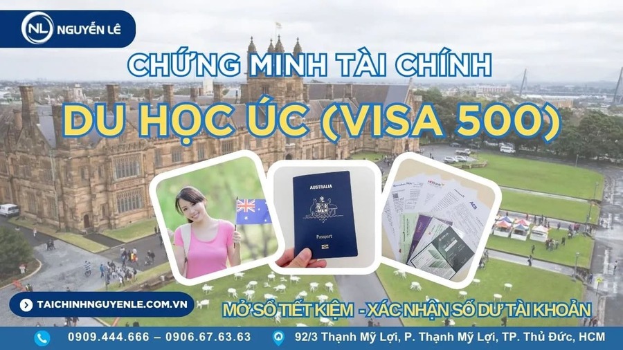 chứng minh tài chính du học