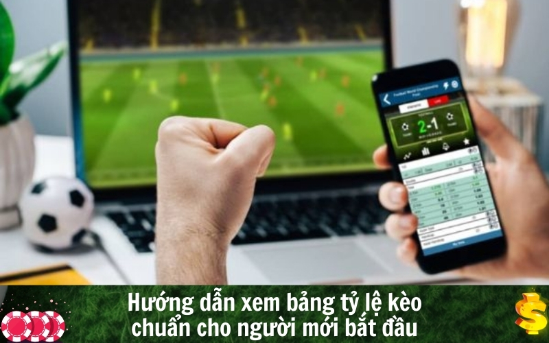 Hướng dẫn xem bảng tỷ lệ kèo chuẩn cho người mới bắt đầu