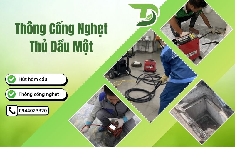 thông cống nghẹt thủ dầu một uy tín