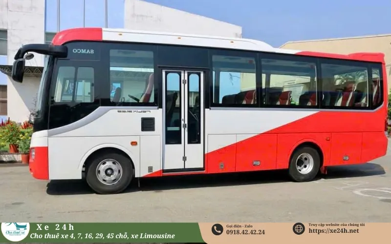 Thuê xe 16 chỗ đi tỉnh tiện lợi cho nhóm đông