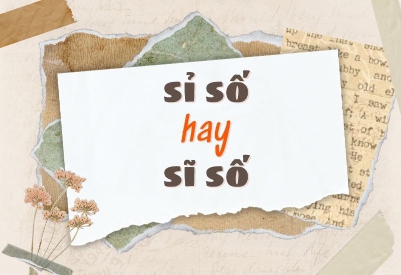 Phân biệt sĩ số và sỉ số, cách viết đúng chính tả