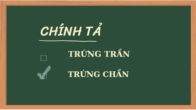 Trứng chần — món trứng nhúng nước sôi đúng cách viết chính tả